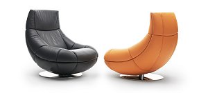 Fauteuil en cuir Avalanche