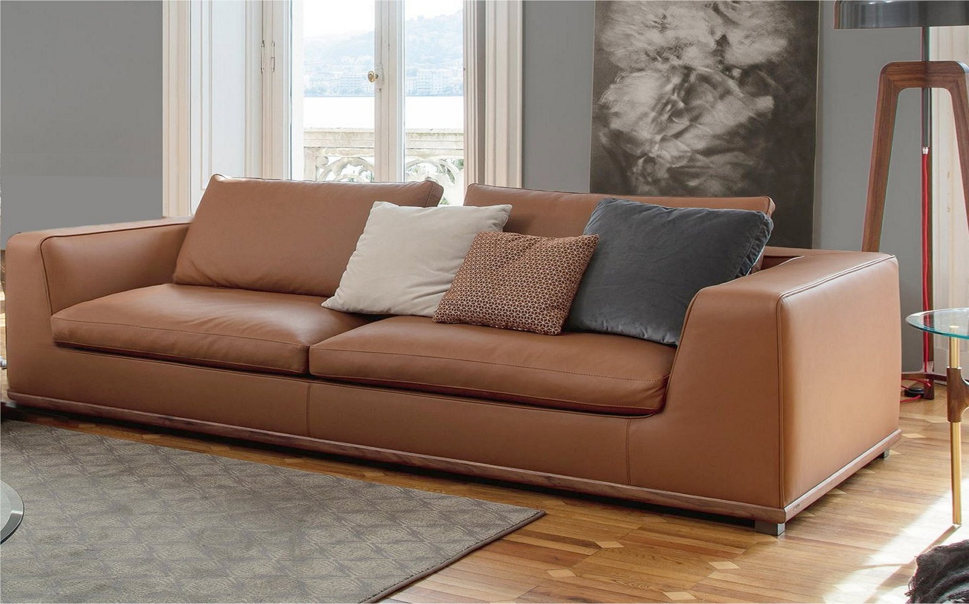 Canapé en cuir Berger 