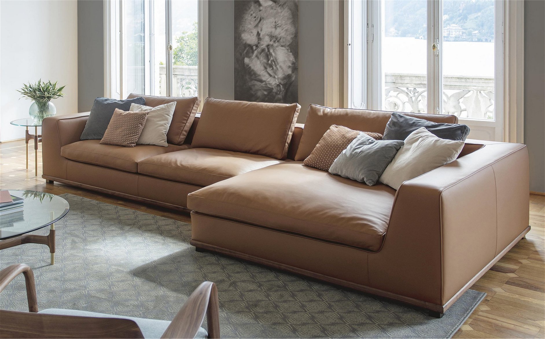 Canapé en cuir Berger 