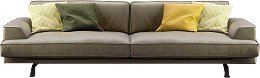 Scheme canapé 3 places Glamour