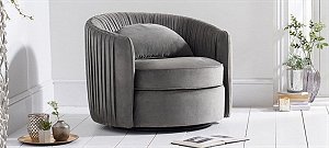 Fauteuil en cuir Greta