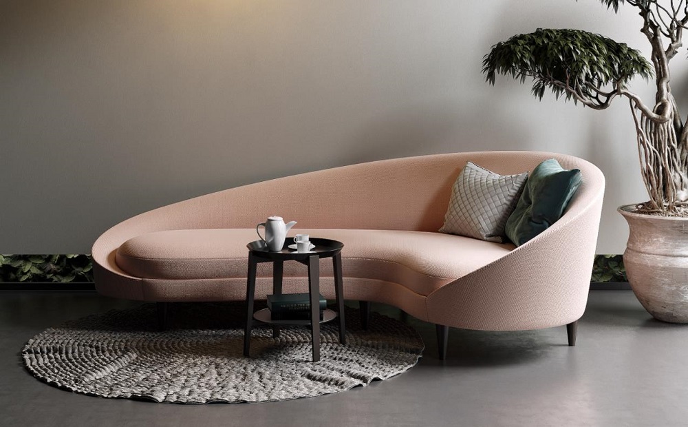 Canapé en cuir 3 places Le Lac 258 x 146 cm