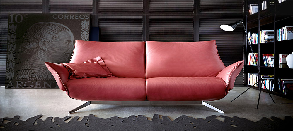 Canapé en cuir 3 places Paradoxe